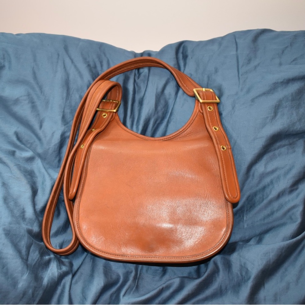 Rare Vintage Coach Faith Legacy Crossbody Bag #9949 - British Tan